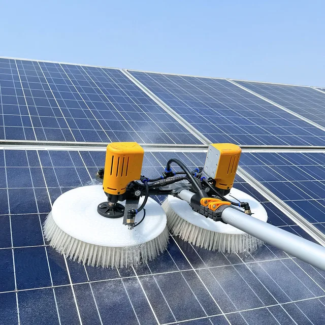 Zelv X4 Solar Panel Cleaning equipment China supplier Best Solar Panel Cleaning Brush