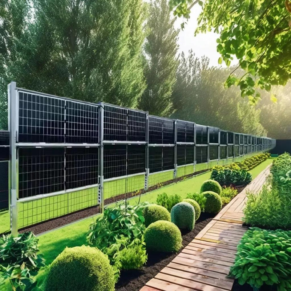 Solar Panel Ground Mount Vertical Structures Solar Farm Hot Dip Galvanized Steel and Aluminum Solar Ground Bracket Solar Fence