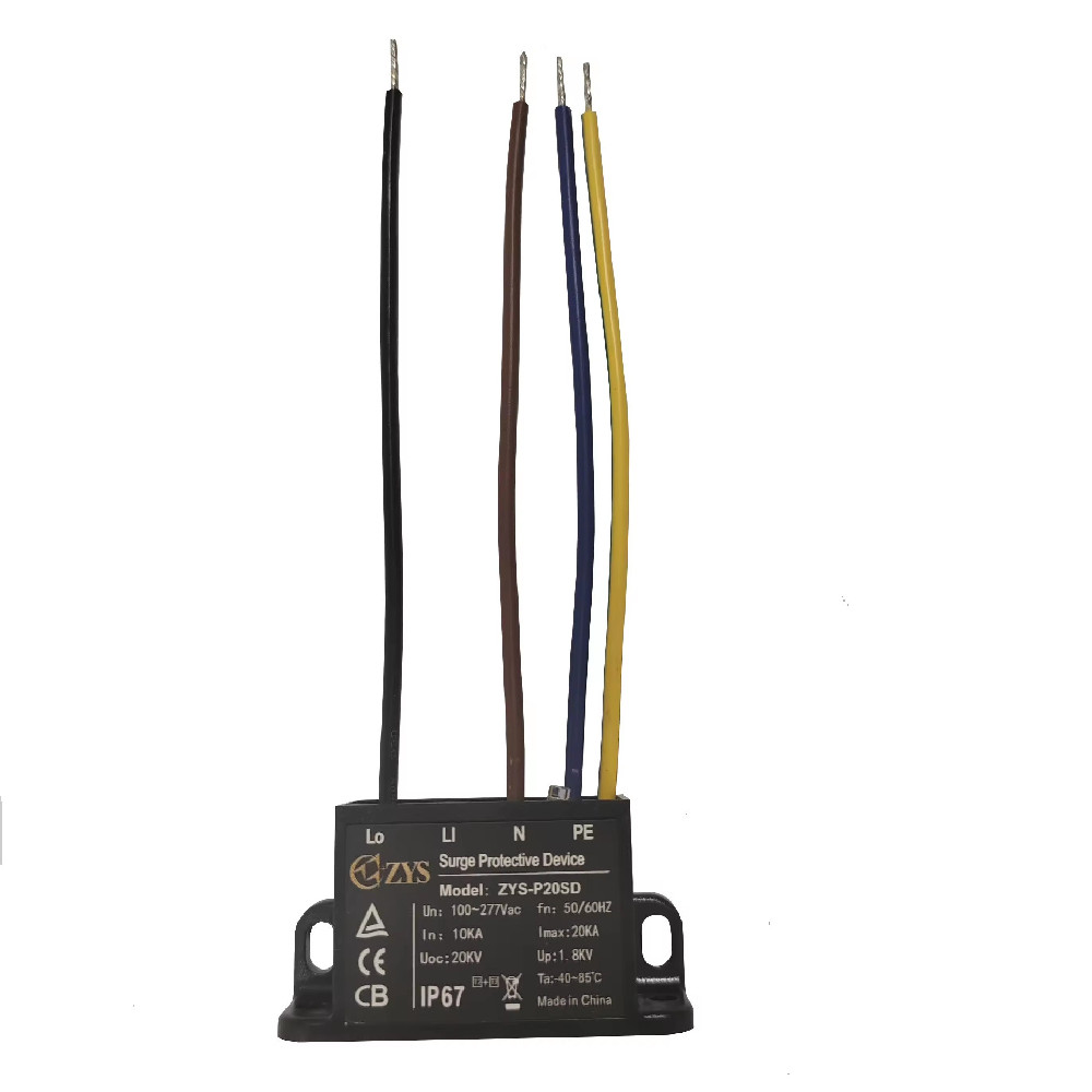 20KV 20KA Surge Protector Surge Arrester Protective Device SPD LED SPD Surge Protector 20ka SPD Light