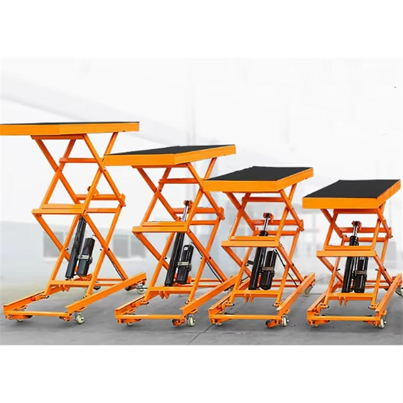 Automatic Horse Stool Lifting Table Mobile Hydraulic Flatbed Trolley with Load-bearing Capacity Electric Hoisting Machine