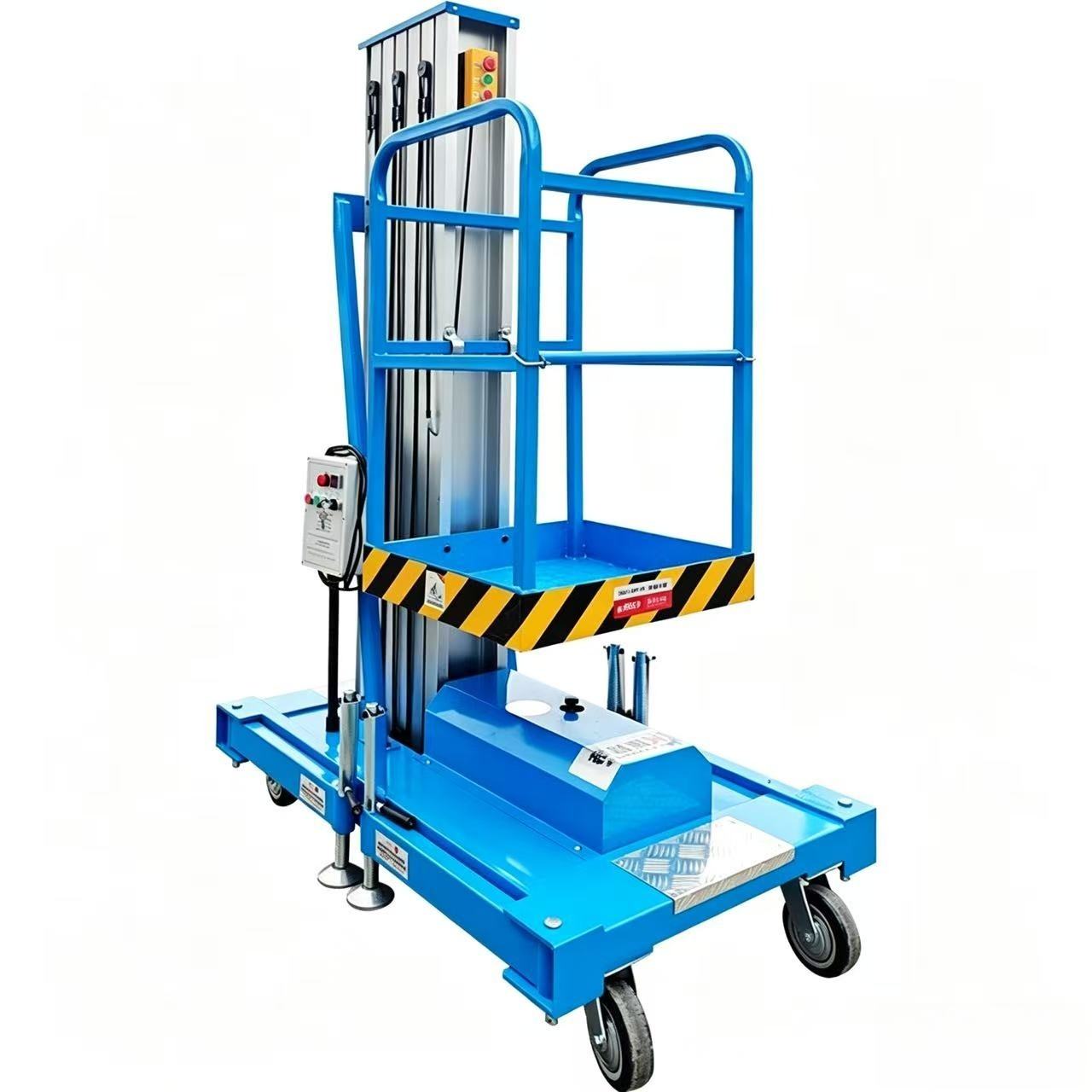 Most Favorable Price for Mini Single and Double Column Aluminum Alloy Scissor Lift Platforms with Hydraulic Cylinders